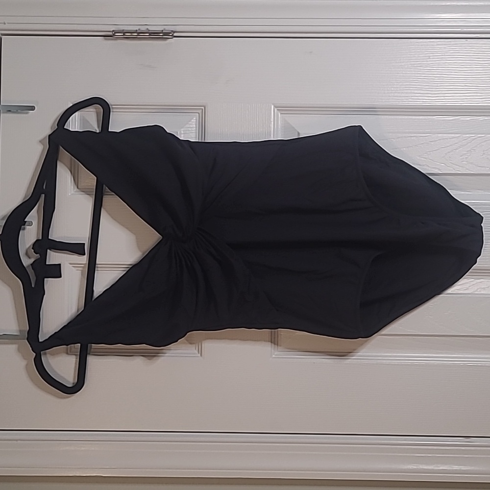 Melissa odabash black one piece swimsuit size 8